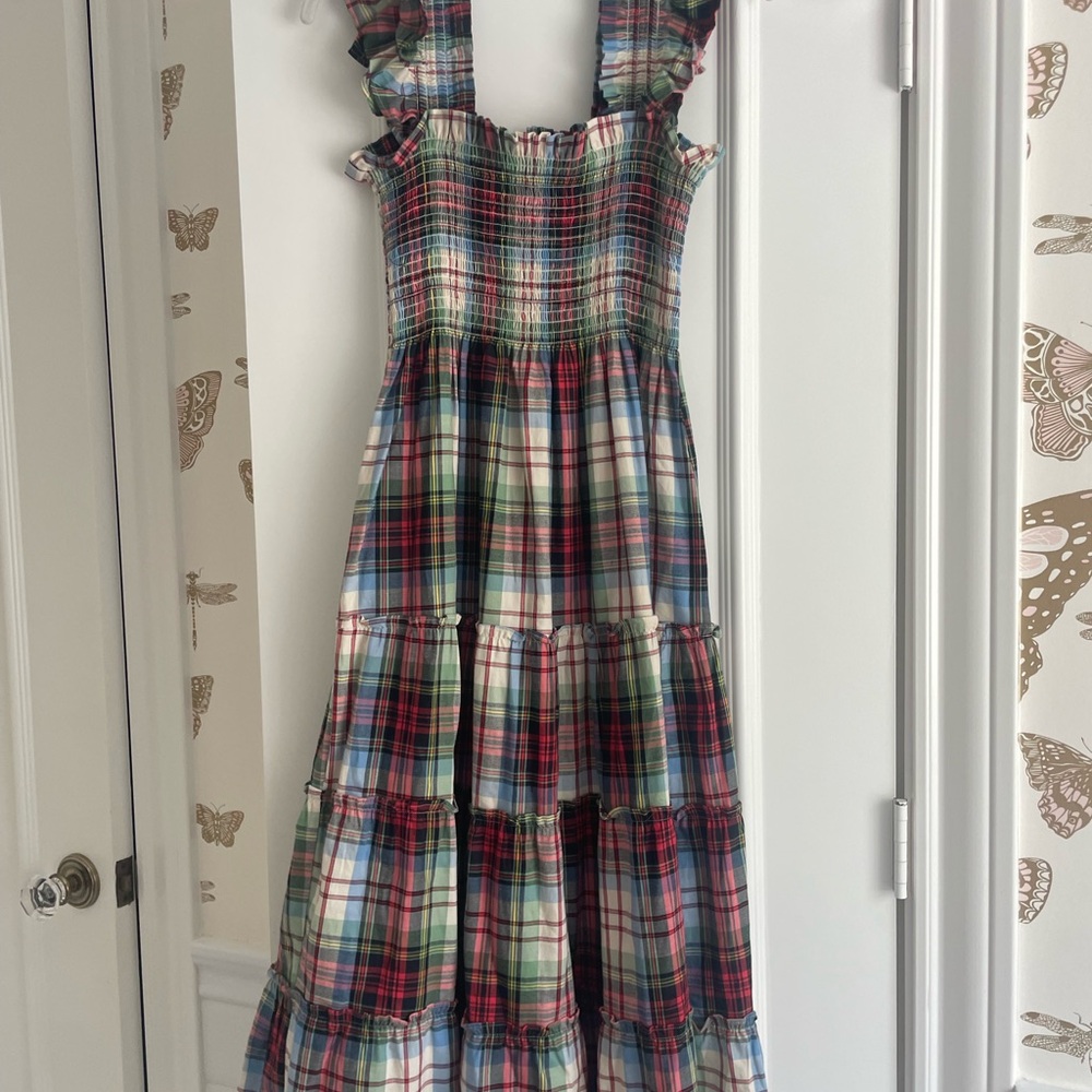 Hill House Plaid Ruffle Dress